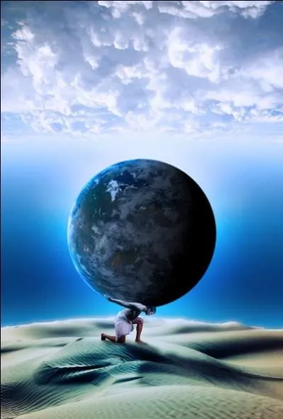 Quel est ce géant de la mythologie grecque, lors de la guerre funeste des Titans que leur livra Zeus, qui fut épargné et condamné à porter la voûte céleste sur ses épaules pour toute l'éternité ?