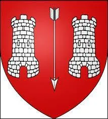 Ce blason appartient à une ville de Basse-Normandie connue surtout pour son andouille. Il s'agit de ...