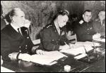 Le 8 mai 1945 , le Troisième Reich capitule sans condition devant les forces alliées et l'URSS. Quel est le nom du représentant français ayant assisté à la signature de l'acte de capitulation à Berlin ?