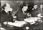 Le 8 mai 1945 , le Troisième Reich capitule sans condition devant les forces alliées et l'URSS. Quel est le nom du représentant français ayant assisté à la signature de l'acte de capitulation à Berlin ?