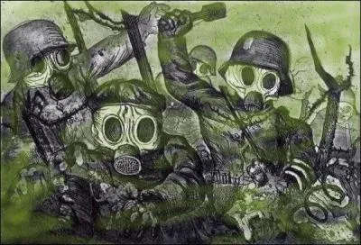 Qui a peint Assaut sous les gaz ?