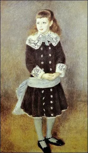 Qui a peint Fillette à la ceinture bleue ?