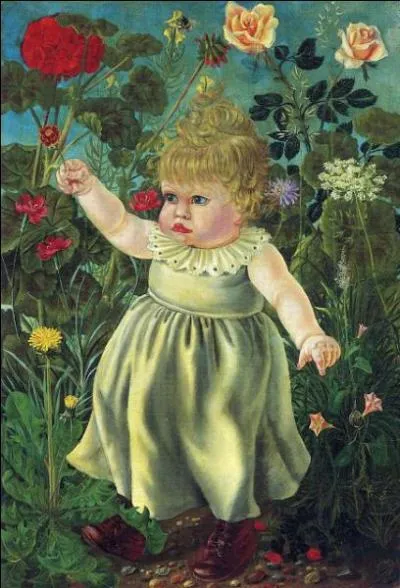 Nelly cueillant des fleurs est-elle une toile d'Otto Dix ?