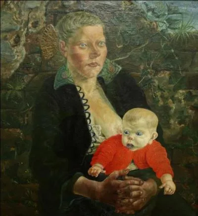 Mère et enfant ont été peints par Otto Dix :