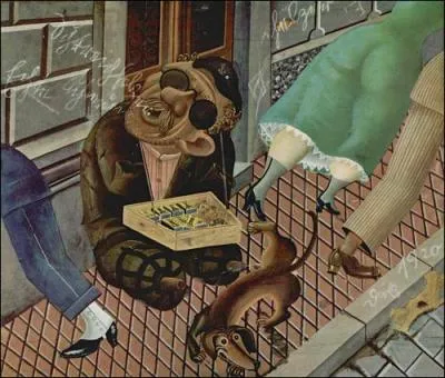 "Le marchand d'allumettes" a-t-il été réalisé par Otto Dix ?