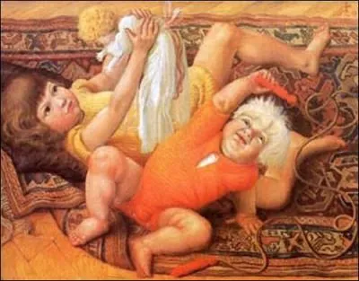 Est-ce Otto Dix qui a peint Les enfants jouant ?