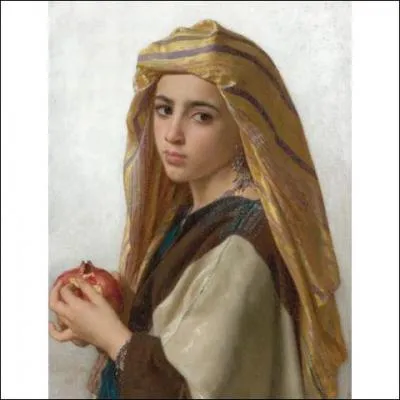 Qui a peint L'orientale à la grenade ?