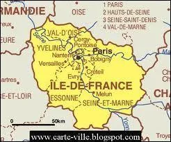 Parmi ces trois villes d'Ile-de-France, laquelle est la plus peuplée ?