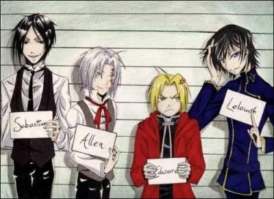 Houla ! Ce n'est pas bien les garçons d'aller en prison ! Mais au fait, de quel manga venez-vous ?