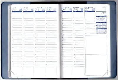 Comment dit-on 'agenda' en anglais ?