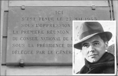 Où se déroula la première réunion du Conseil national de la Résistance (CNR) le 27 mai 1943 , réunion présidée par Jean Moulin ?