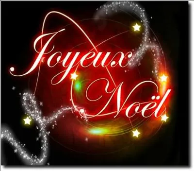 Et pour finir comment dit-on "Joyeux Noël" en anglais ?