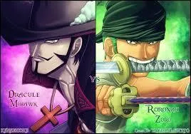Mihawk utilise-t-il sa grande épée à la fin pour le vaincre (premier combat seulement) ?