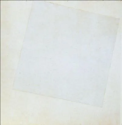 Monochrome : Il s'intitule "Carré blanc sur fond blanc" ? Qui l'a réalisé ?