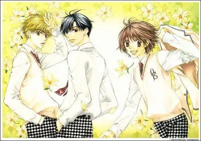 Dans "Hanazakari no Kimitachi e", comment se nomme le personnage qui demande à l'héroïne son nom de dortoir n° 3 ? (à la fin du manga)