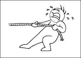 R- Trouvez la fin de l'expression : "Tirer à la...".