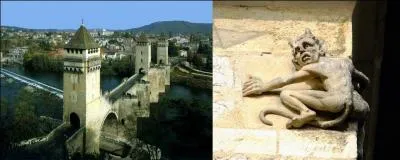 Le pont Valentré. Vous pensez à la légende, au pacte passé entre le Diable et l'architecte.