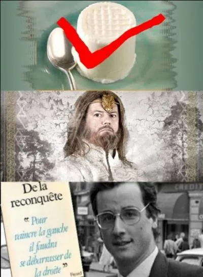 Finissons avec fromage ou dessert... Un bon mot de Pierre Dac qui n'a pas vieilli (loin de là) : équivalent de "prendre des vessies pour des lanternes" ?