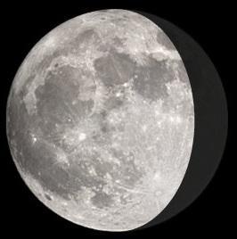 La phase lunaire est-elle la portion de lune illuminée que l'on voit depuis la Terre ?