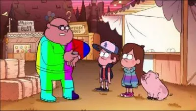 Comment Mabel a-t-elle eu le cochon Dandinou ?