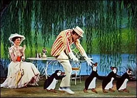 Cette séquence animée avec les pingouins a été voulue par l'auteur elle-même.