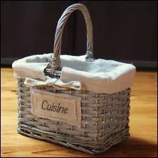 Que rangez-vous dans ce panier ?