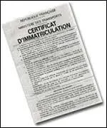 Comment s'appelle le document qui matérialise l'autorisation de circuler du véhicule ?