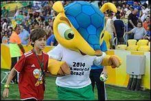 Comment s'appelle la mascotte de cette Coupe du monde 2014 ?