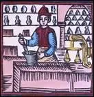 Les apothicaires étaient les précurseurs des pharmaciens.