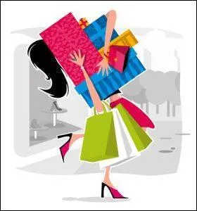 Une personne qui aime acheter de façon frénétique est :