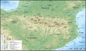 Quels sont les deux pays principaux qui sont traversés par cette chaîne de montagnes (voir Q. 3) ?