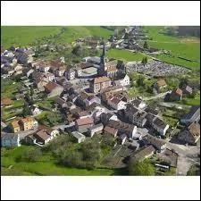 Nous survolons la ville Haut-Saônoise de Fontaine-lès-Luxeuil. Nous sommes dans le ciel de la région ...