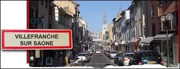Vrai ou faux : Villefranche-sur-Saône est une ville de Saône-et-Loire.