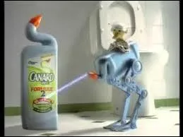 Quel est l'un des fameux slogans publicitaires du gel nettoyant "Canard WC" ?