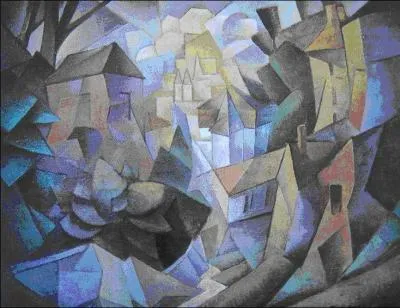 Qui a peint "Paysage cubiste, le village" ?