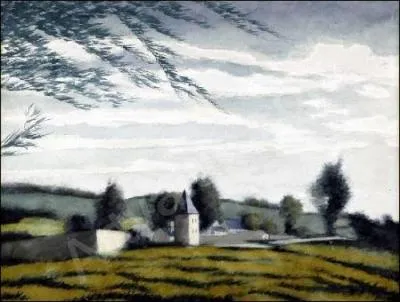 Qui a peint "Vue de village" ?