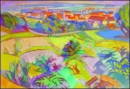 Qui a peint "Village du sud de la France" ?