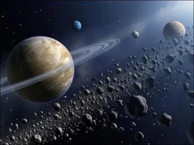 La ceinture d'astéroïdes se situe entre Mars et Jupiter.