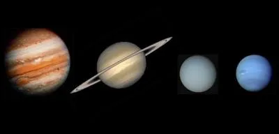 Les planètes gazeuses possèdent de l'hydrogène dans leur atmosphère.