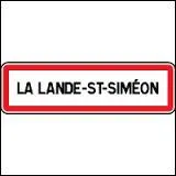Le village bas-normand de La Lande-Saint-Siméon se situe dans le département ...