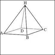 Le quadrilatère ABCD est la __________ de la pyramide.