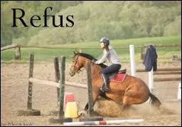 Un cheval peut-il refuser un obstacle à cause de son cavalier ?