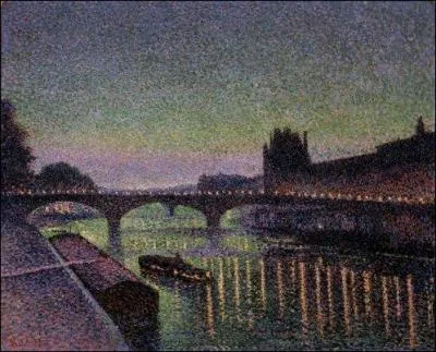 Qui a peint Le Louvre et le Pont du Carrousel effet de nuit ?