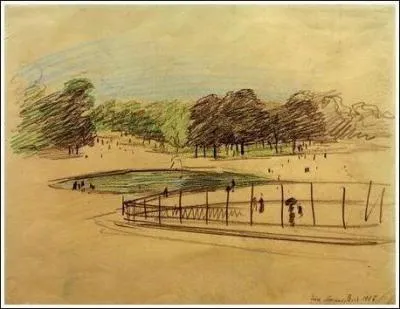 Qui a peint Bassin dans le jardin des Tuileries ?