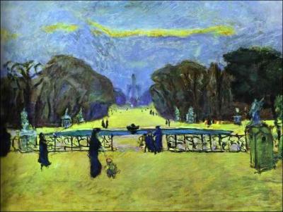 Qui a peint Les jardins des Tuileries ?