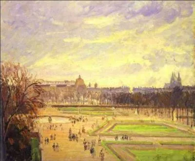 Qui a peint Jardin des Tuileries au printemps ?