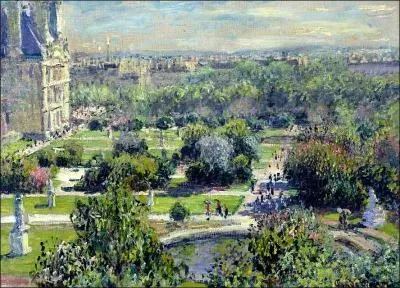 Qui a peint Les Tuileries ?