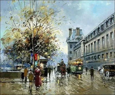 Qui a peint Quai du Louvre ?