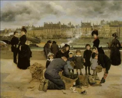Qui a peint Enfants jouant Quai du Louvre ?