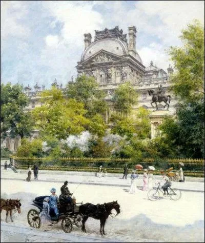 Qui a peint La Place du Louvre ?